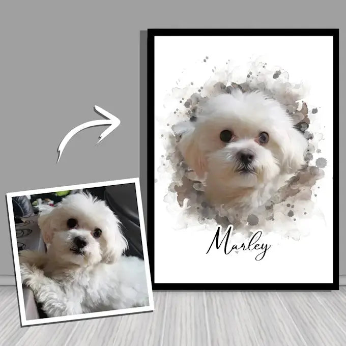 Plush animal pillows dog painting face custom portrait, personalised soft toys