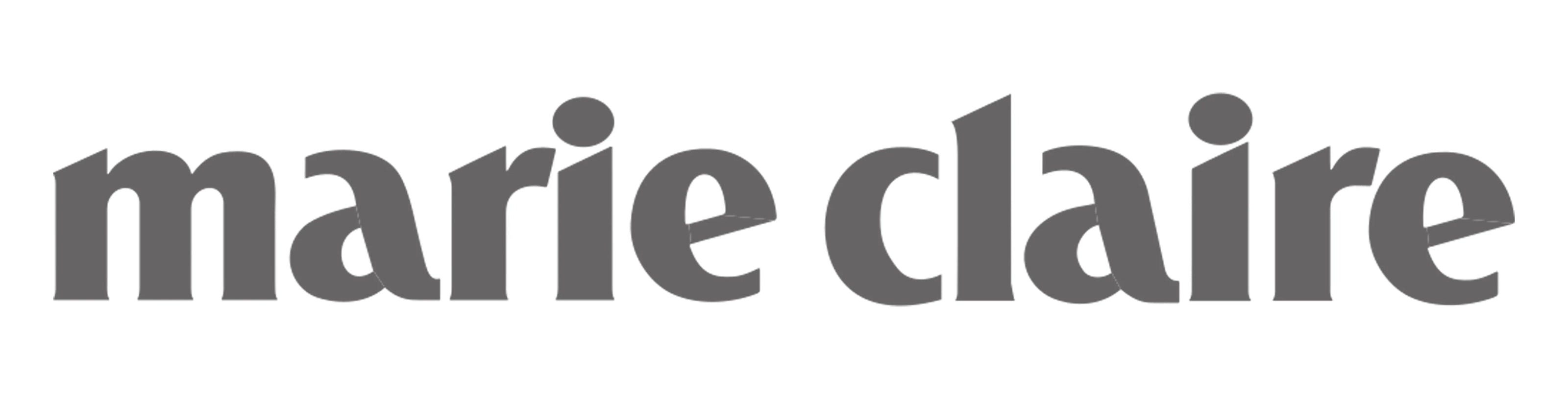 Marie Claire magazine logo featuring Paw-Pixie pet art collaboration