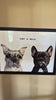 See how a favorite pet photo becomes a meaningful custom portrait.